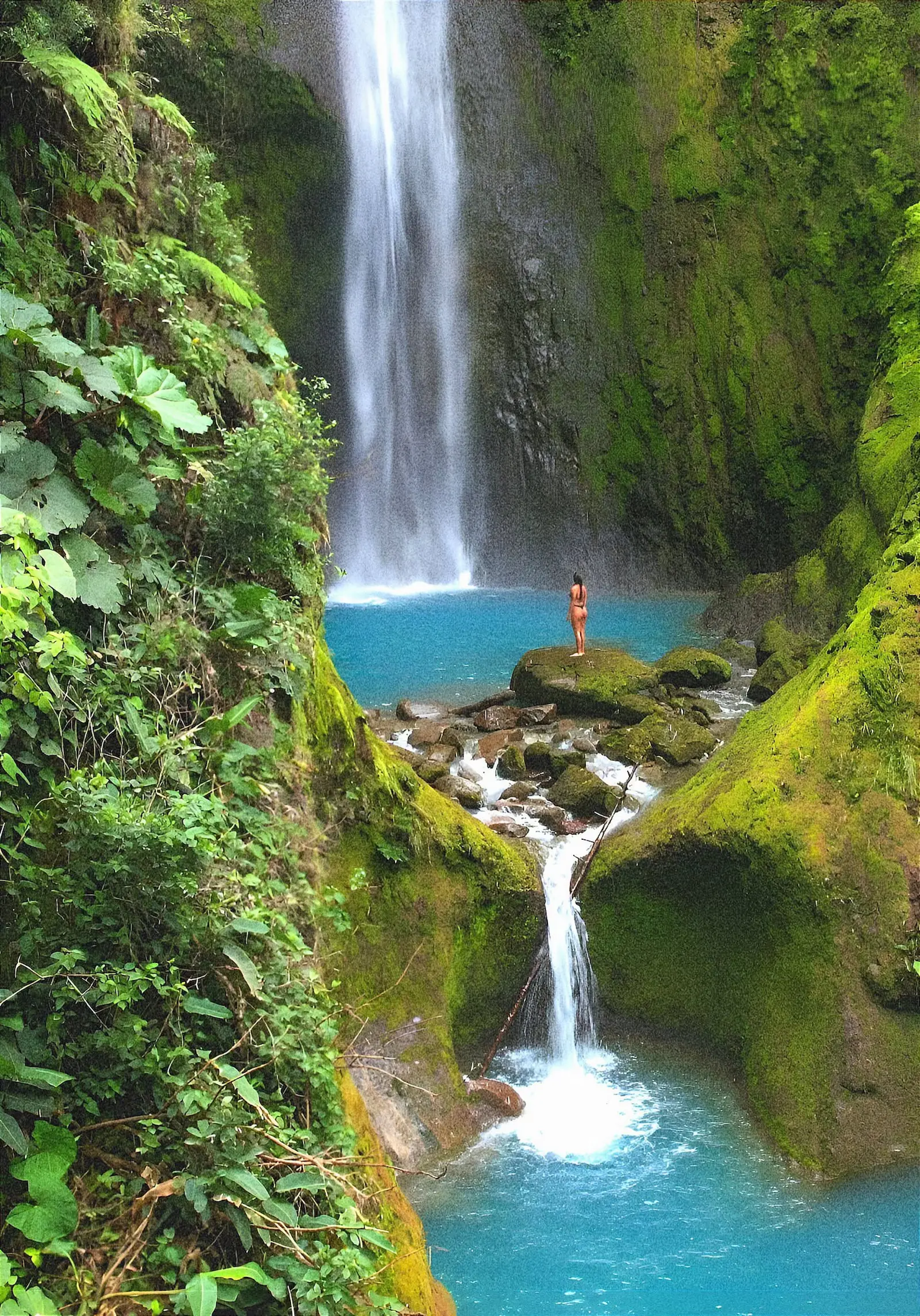 Vuelta del Cañón waterfall loop hike, Bajos del Toro, Costa Rica