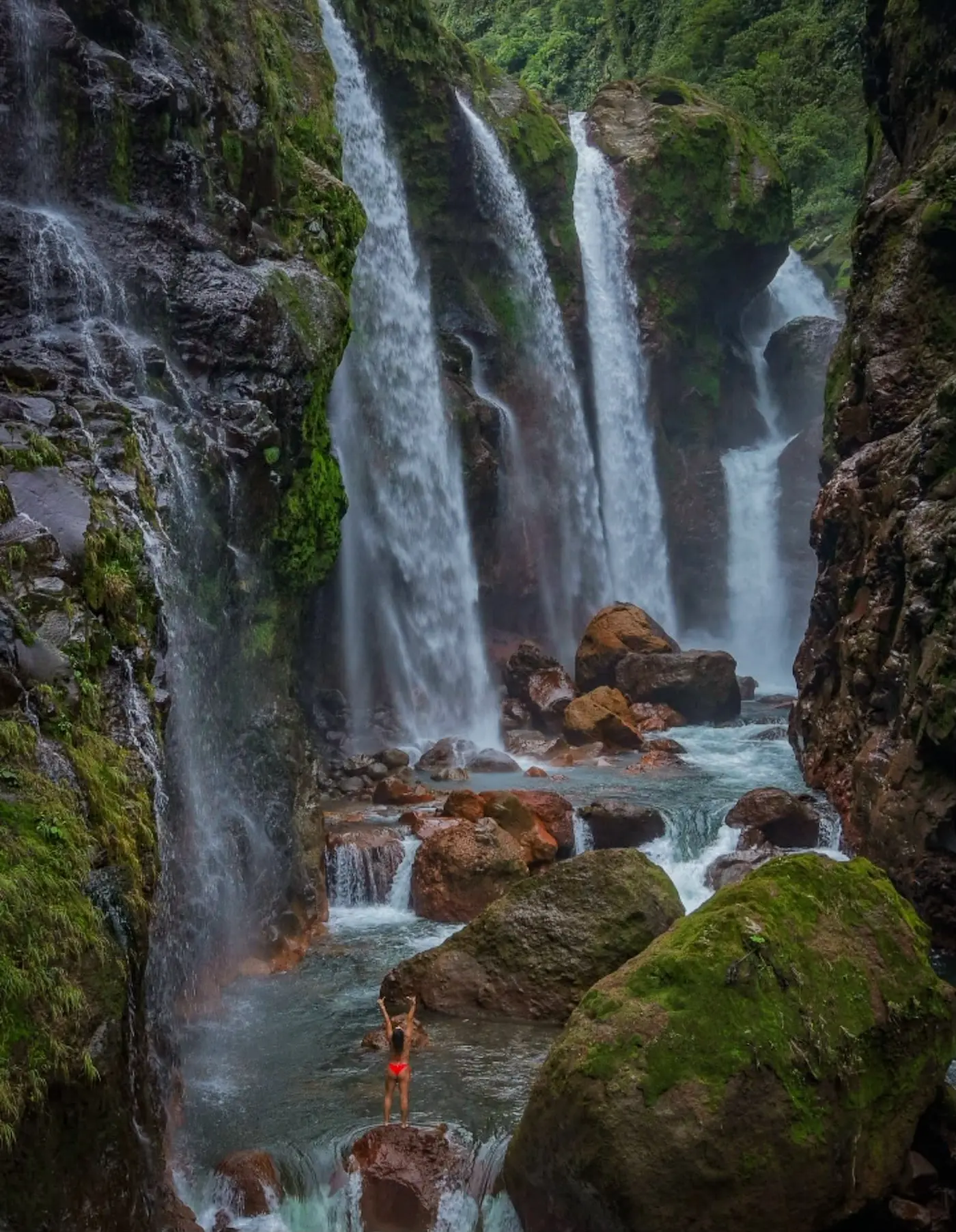 Waterfall in the Bajos del Toro valley, Alajuela, Costa Rica