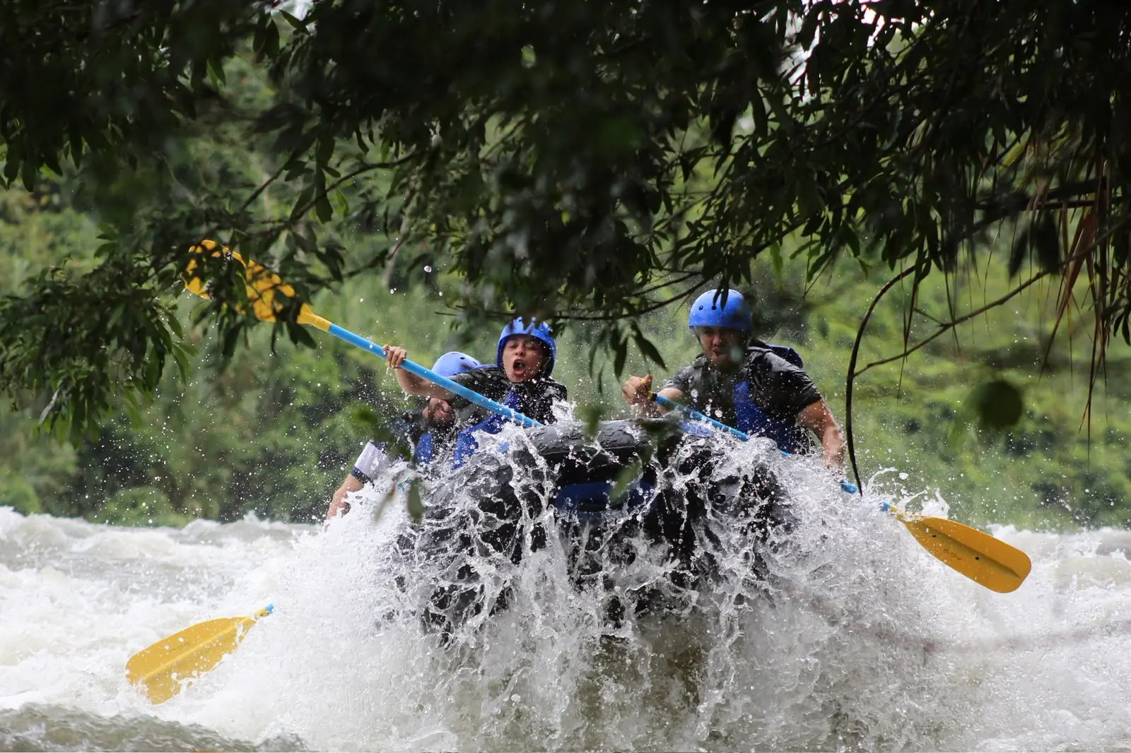 White water rafting on the Sarapiquí River, Costa Rica