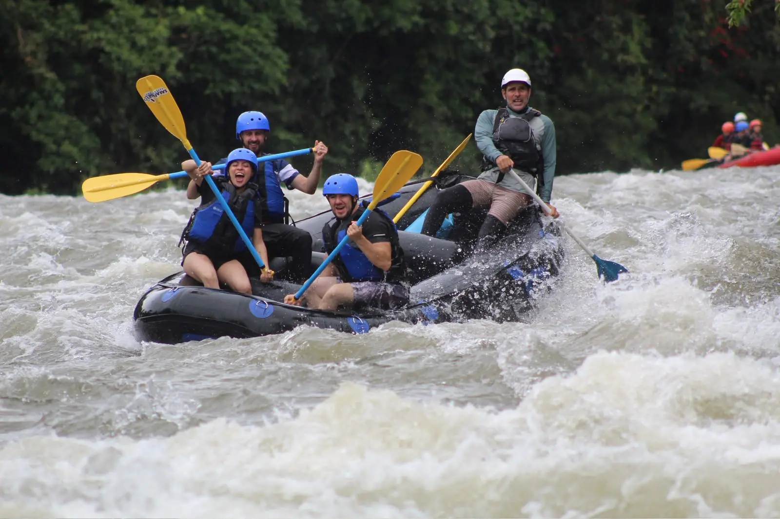 White water rafting on the Sarapiquí river, Costa Rica